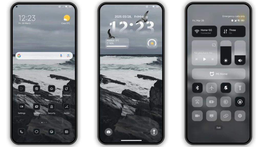 Black Loneliness HyperOS Theme