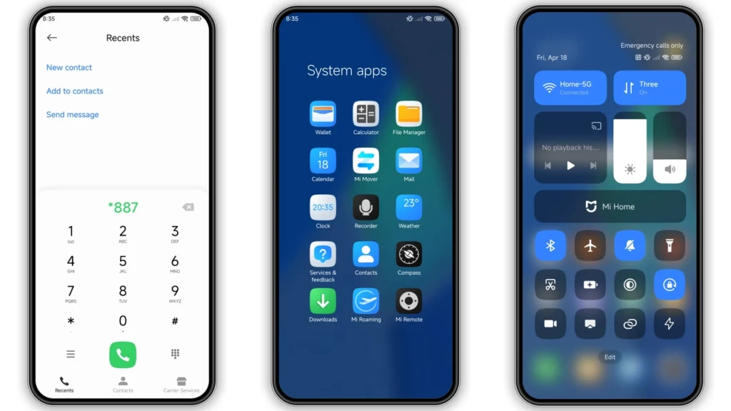 Blue Highlights HyperOS Theme