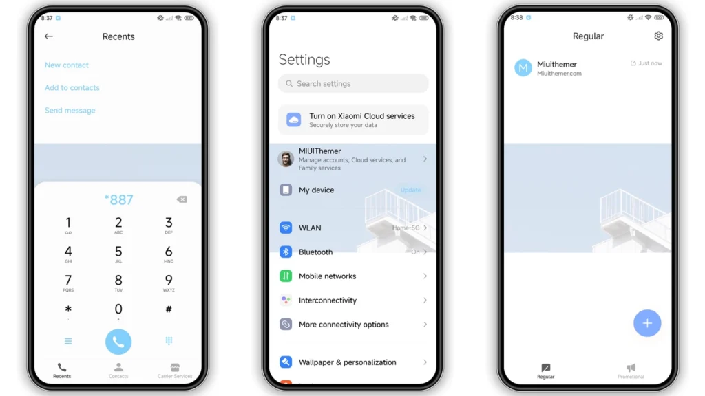 Blue Sky HyperOS Theme