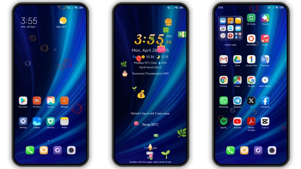Cool Crystal HyperOS Theme