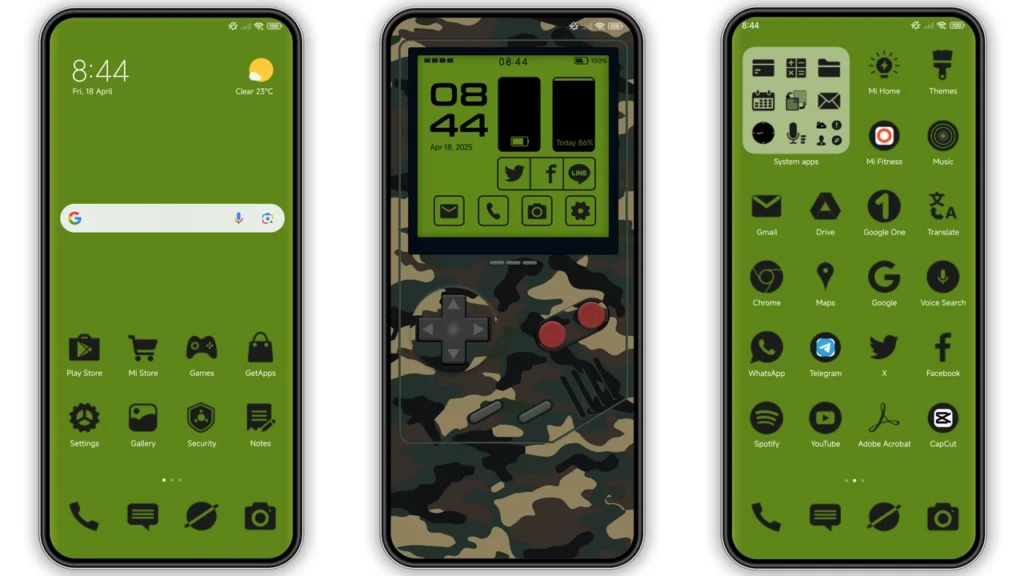Games Console HyperOS Theme