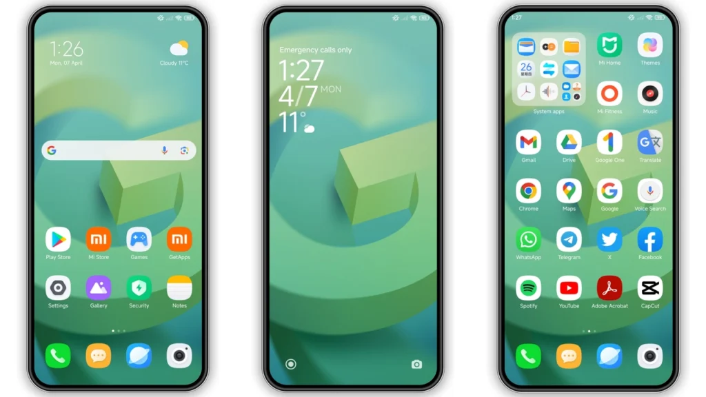 Go Launcher HyperOS Theme