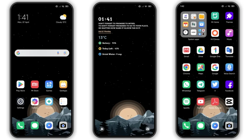 Night Starlight HyperOS Theme