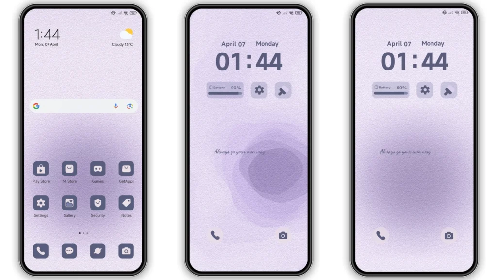 Purple dreams HyperOS Theme