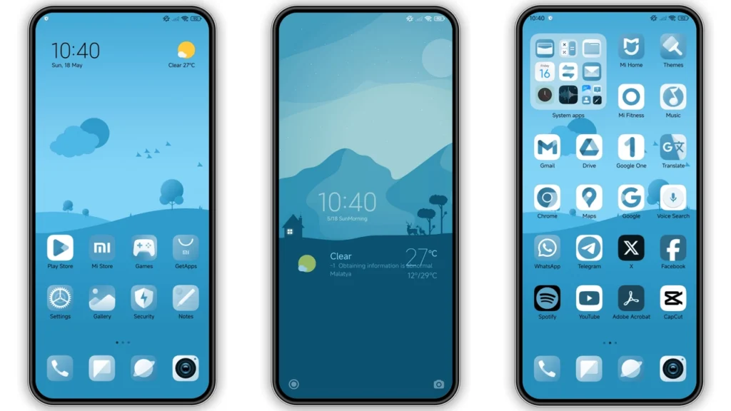 Blueworld HyperOS Theme