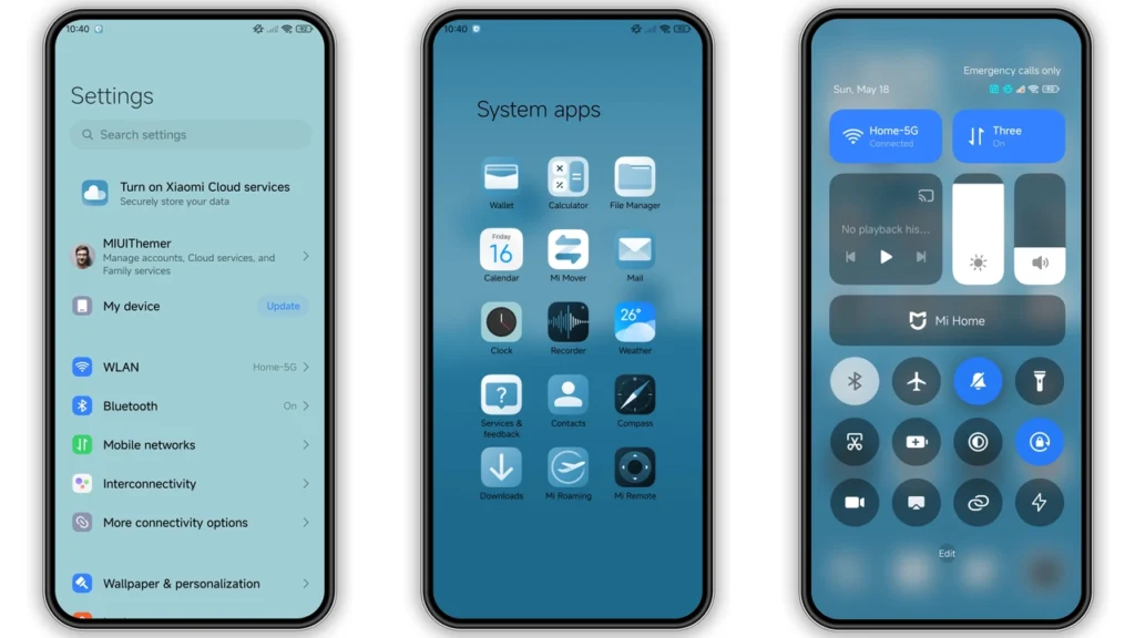 Blueworld HyperOS Theme