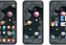 Carving planets HyperOS Theme