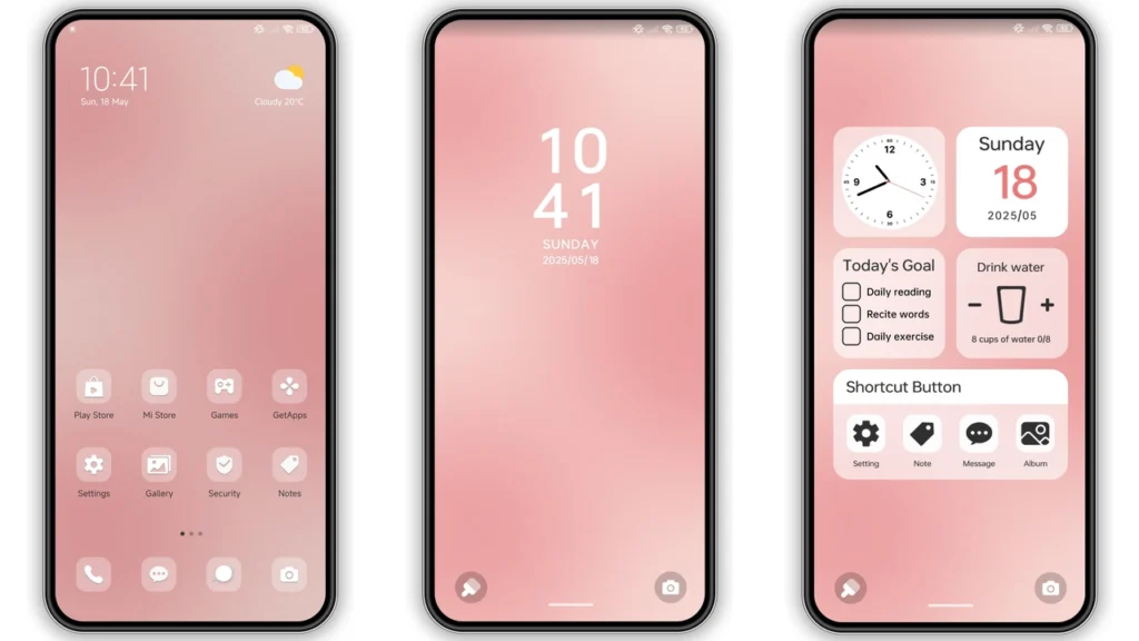 Custom check-in HyperOS Theme