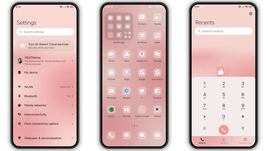 Custom check-in HyperOS Theme