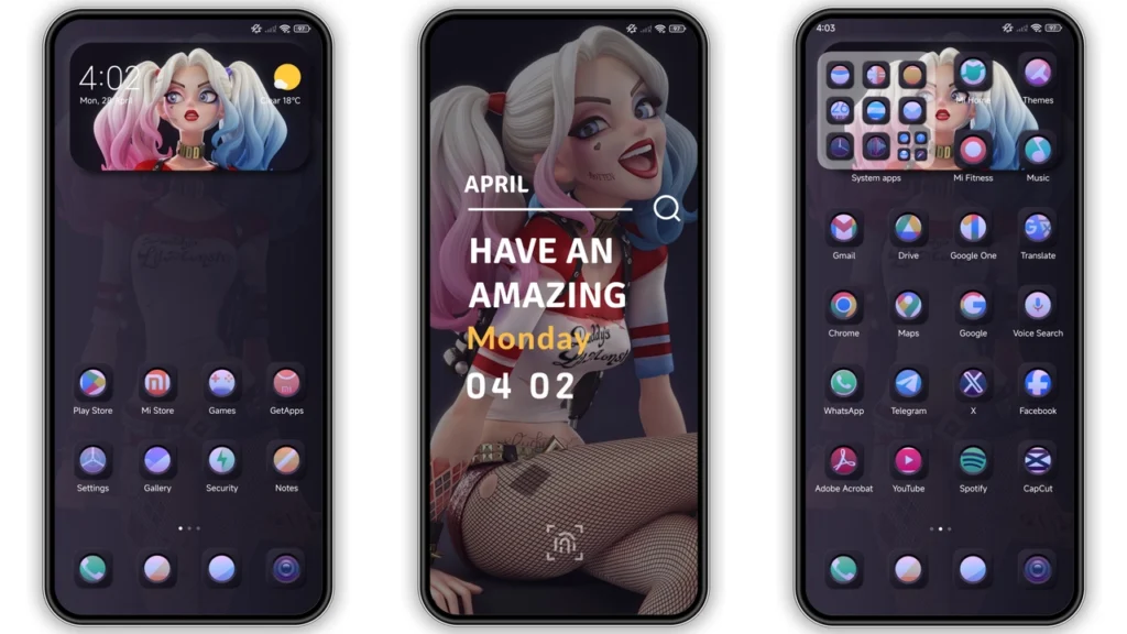 Harley Quenni MIUI Theme