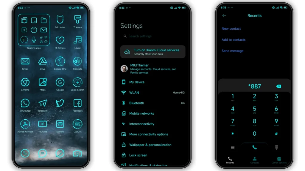 Hyper CYANO II HyperOS Theme