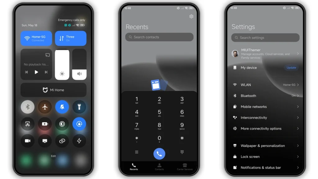 Ink Shadow HyperOS Theme