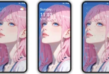 Pink Hair Girl HyperOS Theme