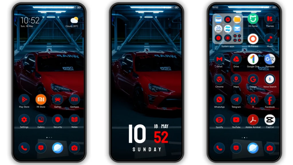Red Beauty HyperOS Theme