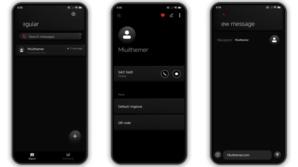 Red BiZ 3D HyperOS Theme