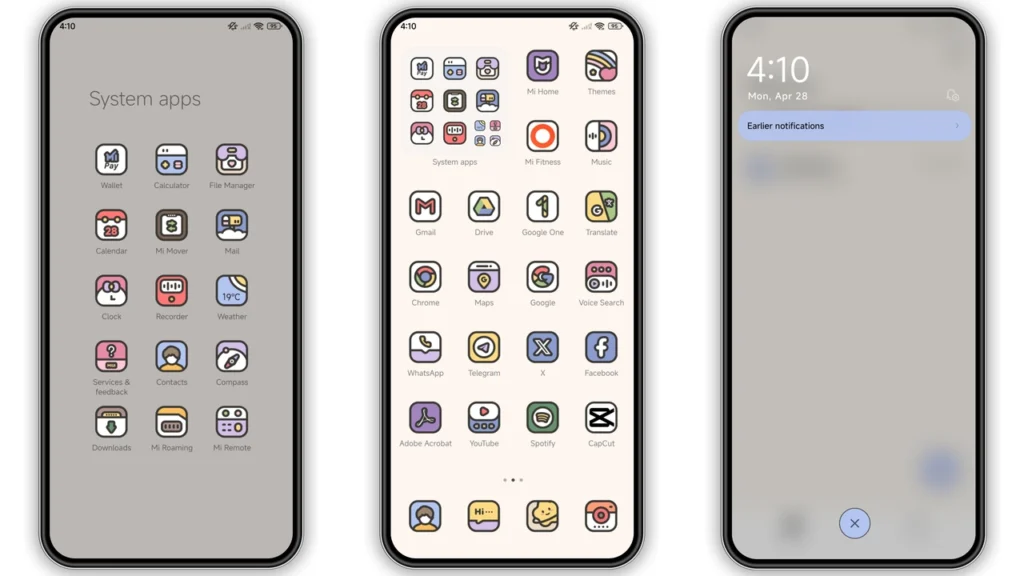 Rough Edge Rainbow HyperOS Theme