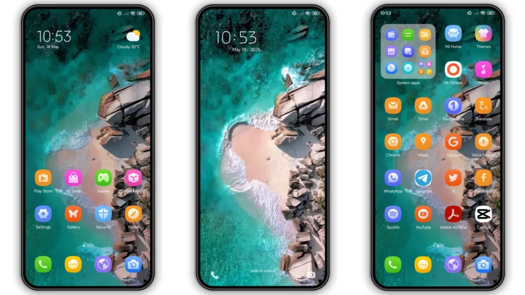 The Beach HyperOS Theme