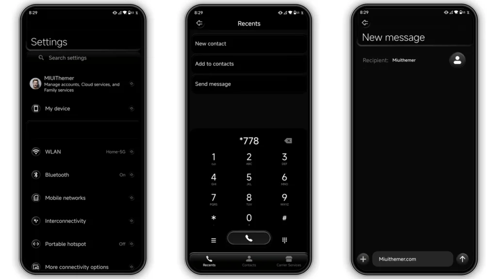 Black Reloaded HyperOS Theme