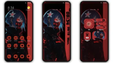 Hologram MaskGirl HyperOS Theme
