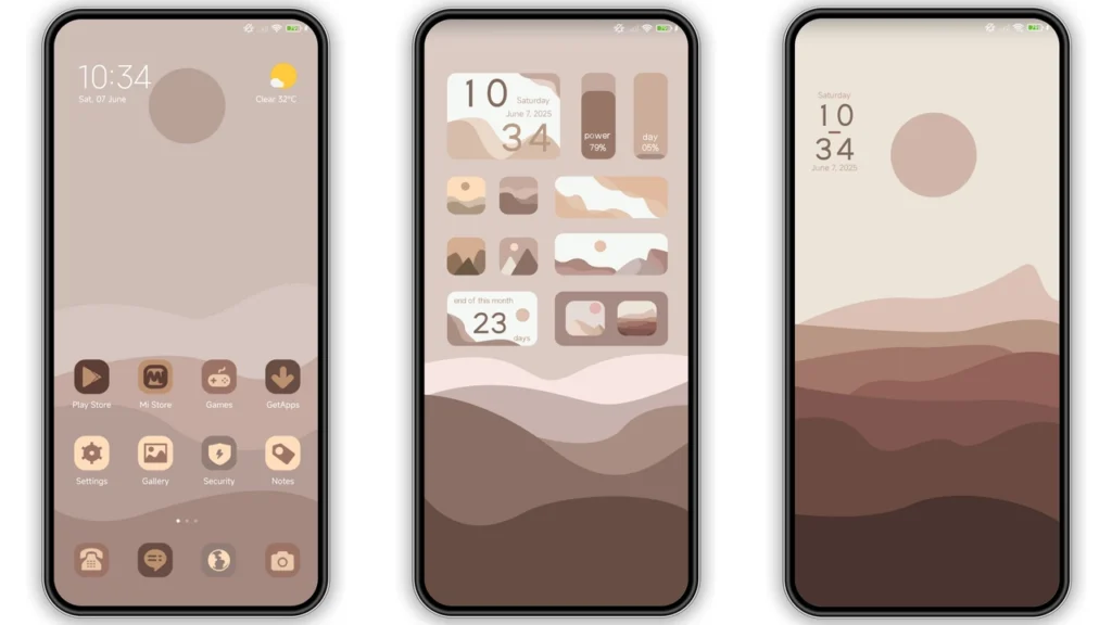 Morandi Sunset MIUI Theme