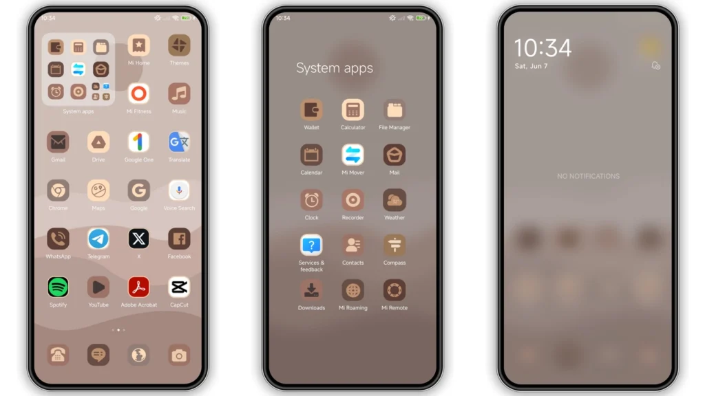 Morandi Sunset MIUI Theme