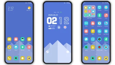 blue blue wind MIUI Theme