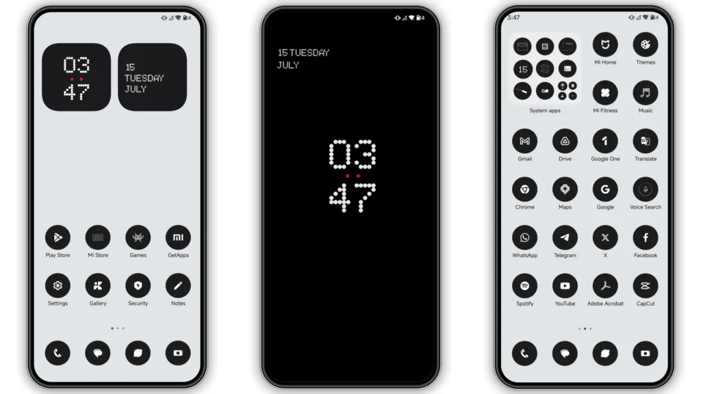 AchromaticUI HyperOS Theme