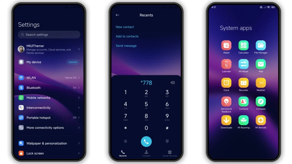Dreamy Purple Silk HyperOS Theme