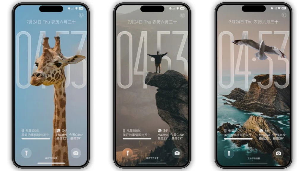 Liquid Beauty iOS 26 HyperOS Theme