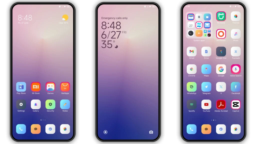Purple Go4x HyperOS Theme