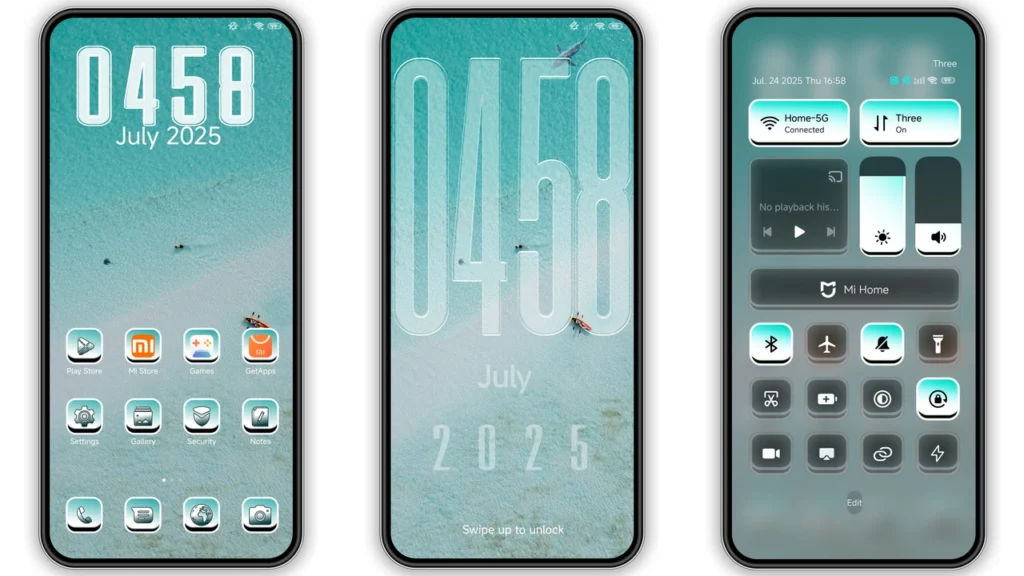 Sea HyperOS Theme