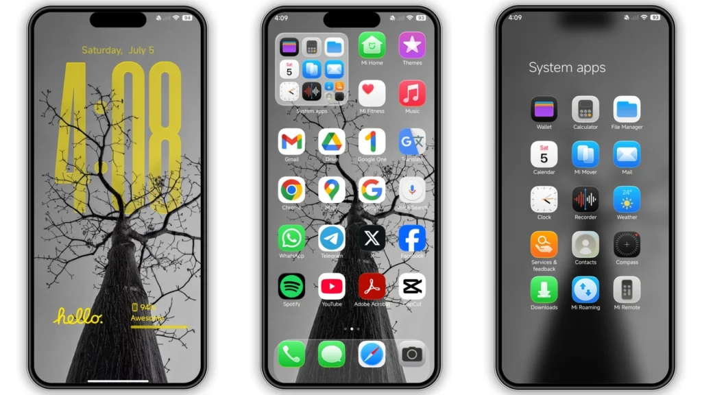 iOS 26 HyperOS Theme