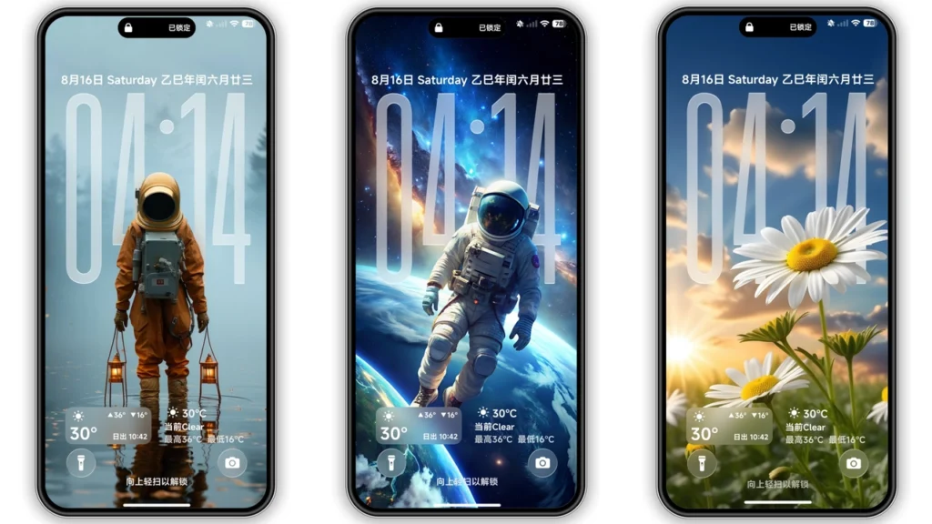 AP26 Space 3D Depth of Field HyperOS Theme