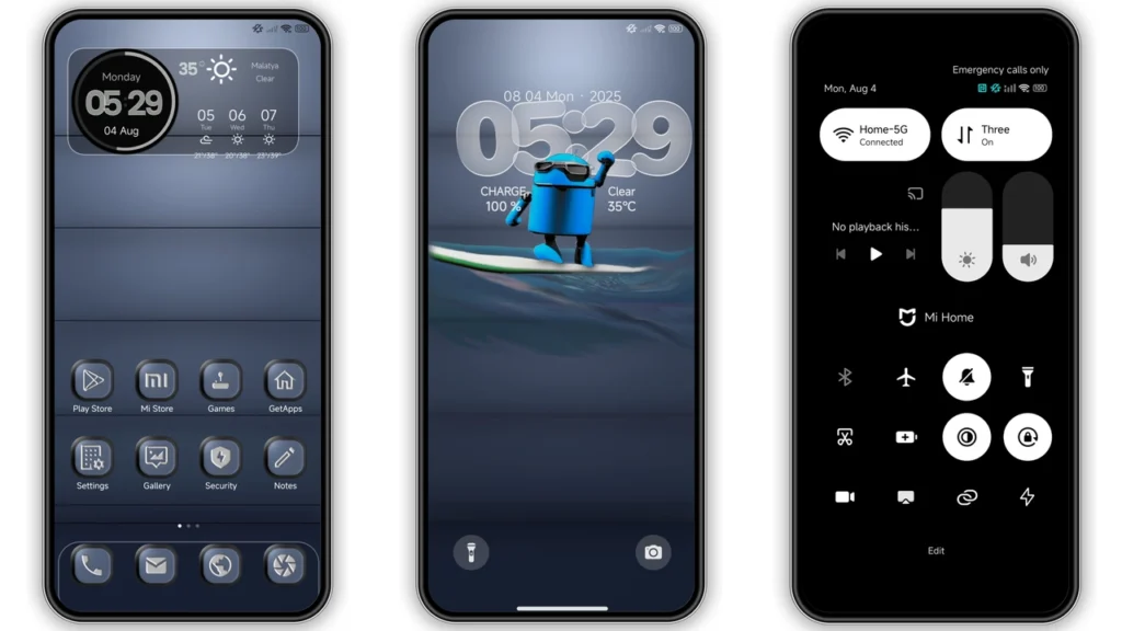 Blue Hype HyperOS Theme