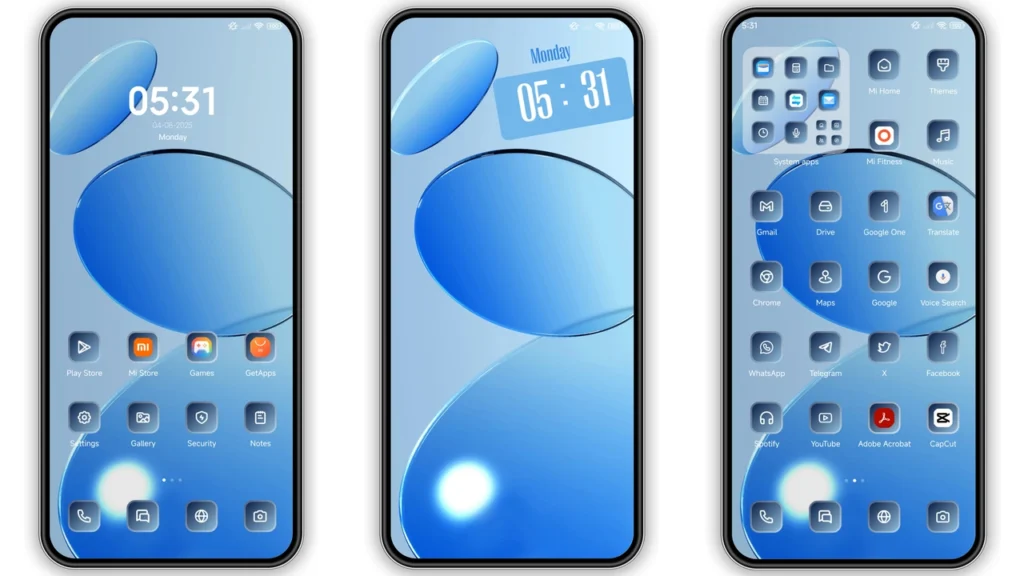Blue Lens HyperOS Theme