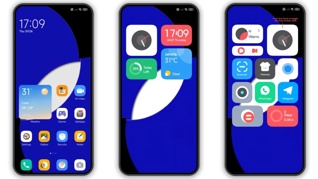 Blue Ui MIUI Theme