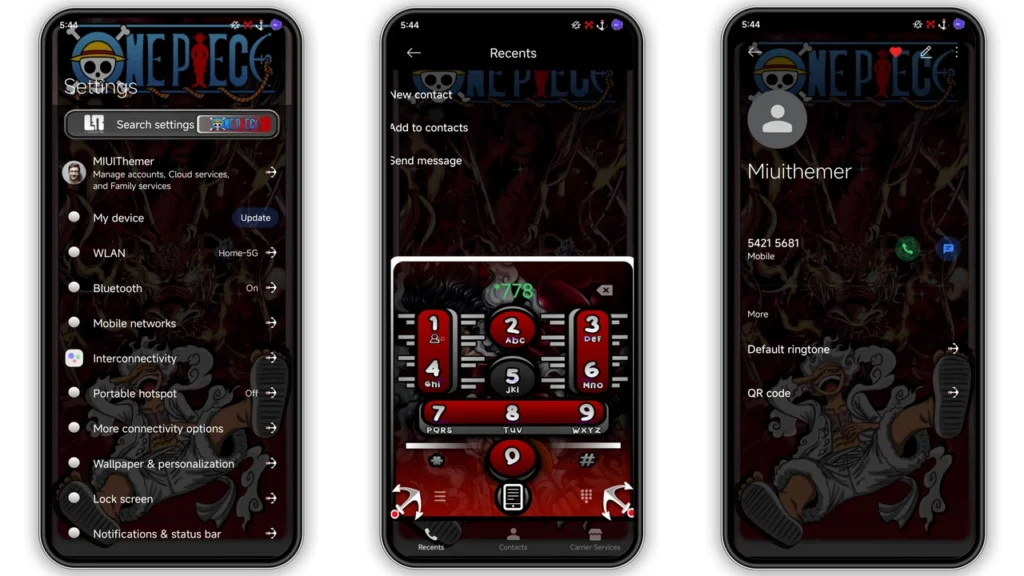 DVRK LUFFY 2025 HyperOS Theme