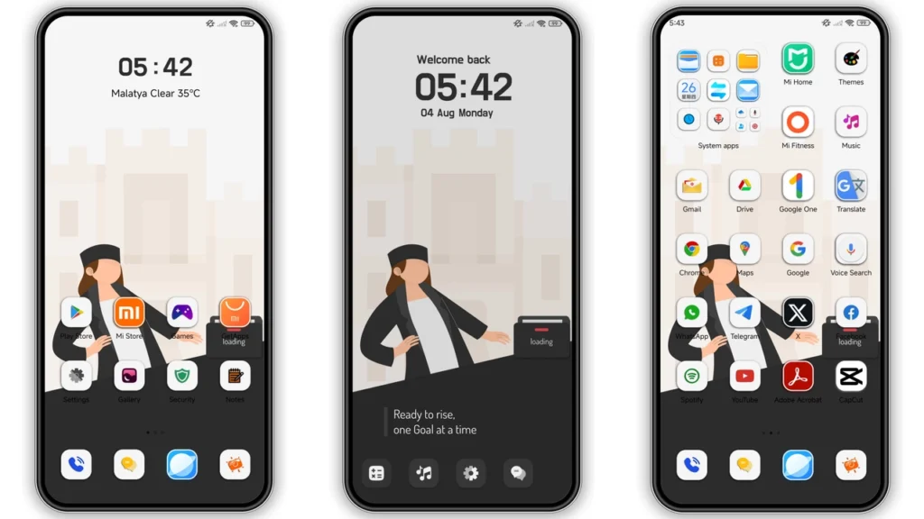 Dancing Girl HyperOS Theme