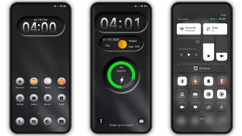 Gray HyperOS Theme