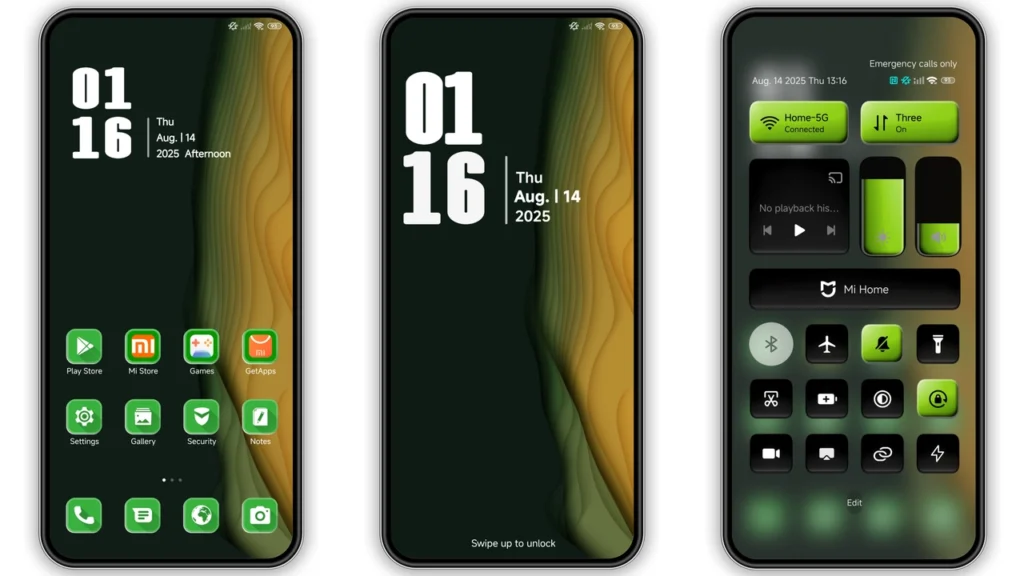 Green life HyperOS Theme