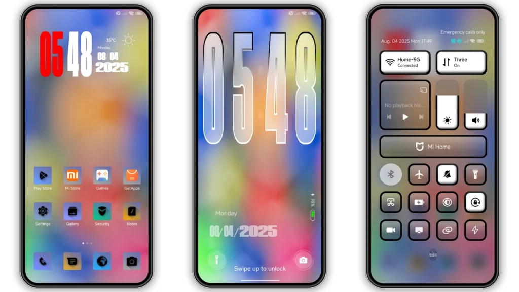 Mixed colors HyperOS Theme