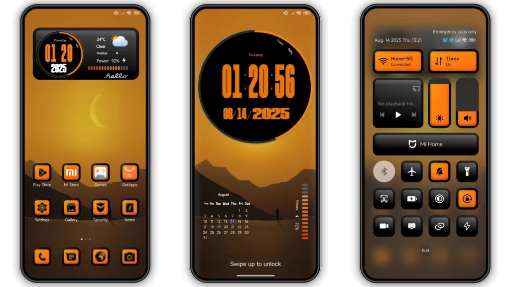 Sunset HyperOS Theme