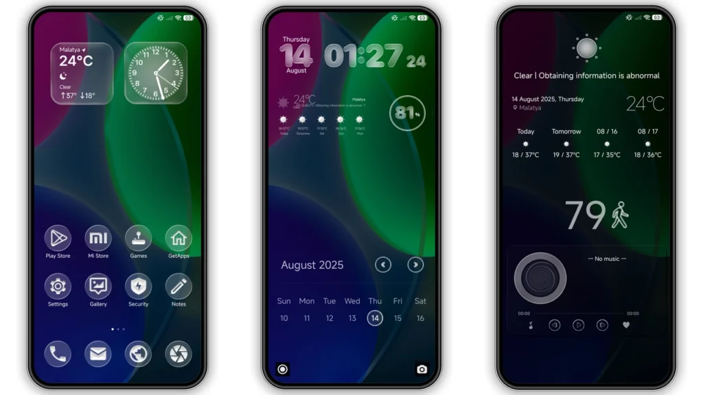 Transparent BiZ HyperOS Theme