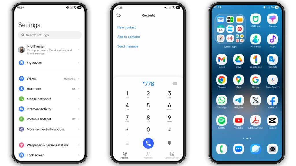 Whitedust HyperOS Theme