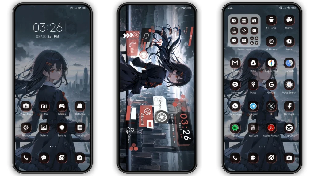 Grey Encounter HyperOS Theme