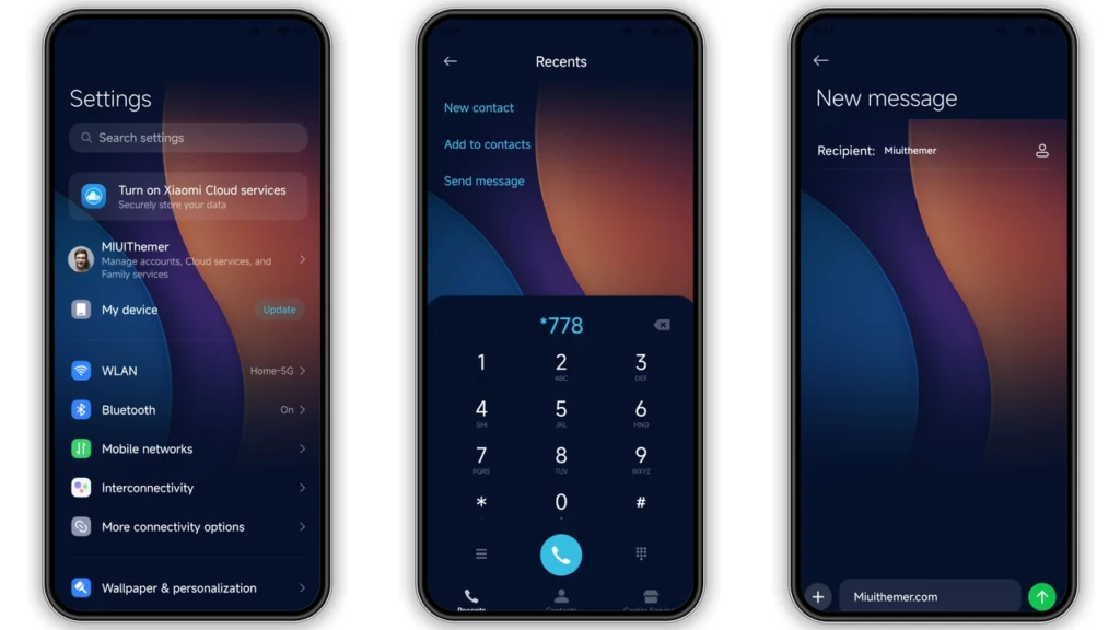 Haze Lavender Blue HyperOS Theme