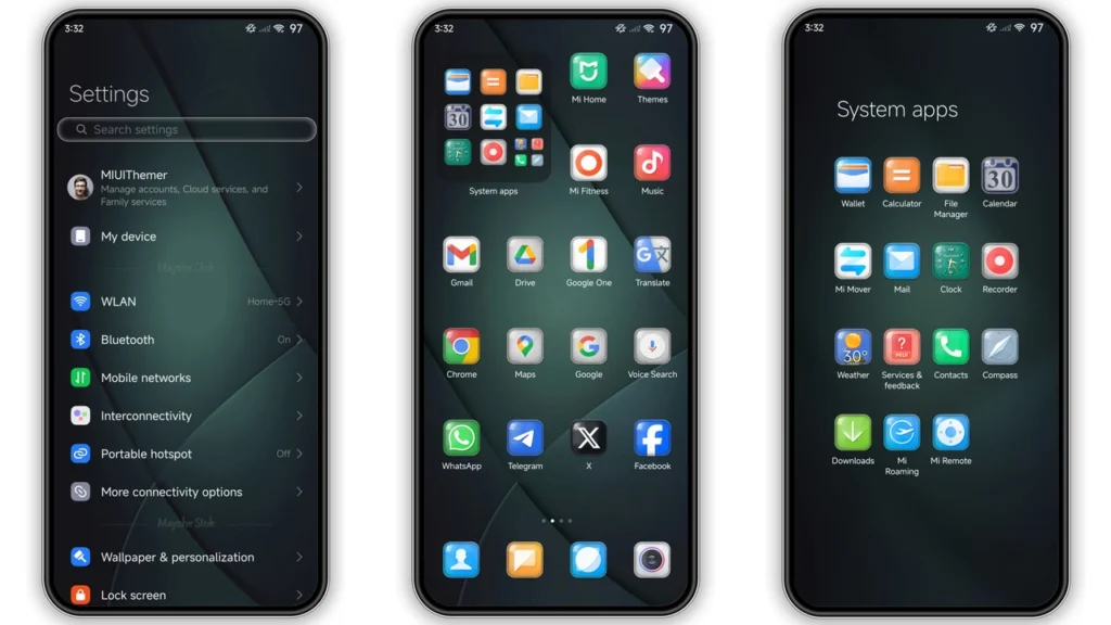 Mayzhe Stok Hyper HyperOS Theme