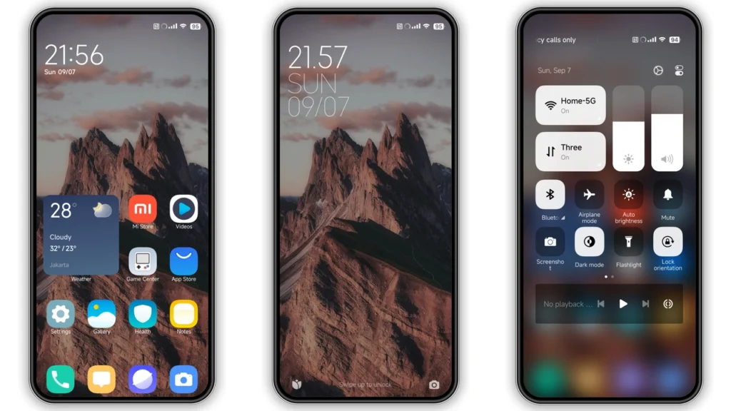 Mountain Eng MIUI Theme