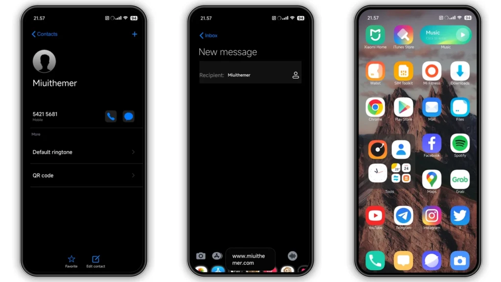Mountain Eng MIUI Theme