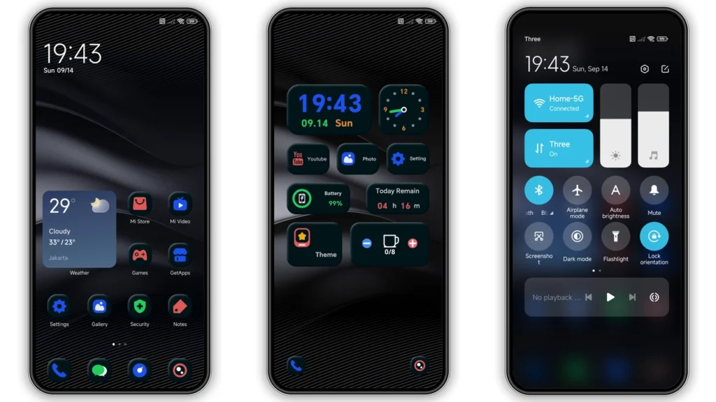 Shadowed Gleam MIUI Theme